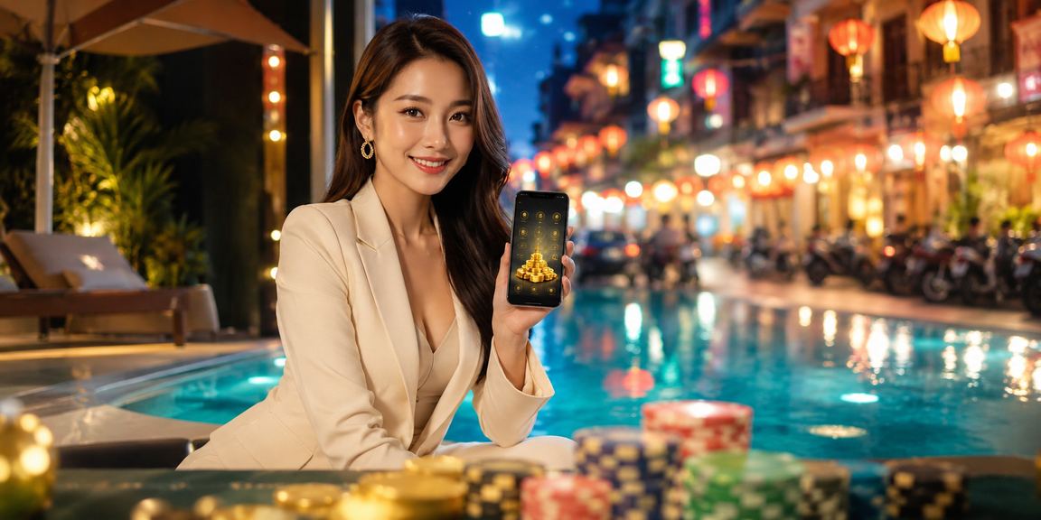 Không gian cá cược tại Việt Nam với ánh sáng rực rỡ
